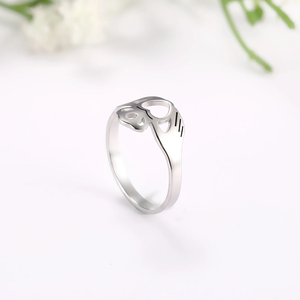 Кольцо женское из нержавеющей стали в форме короны | Украшения и аксессуары