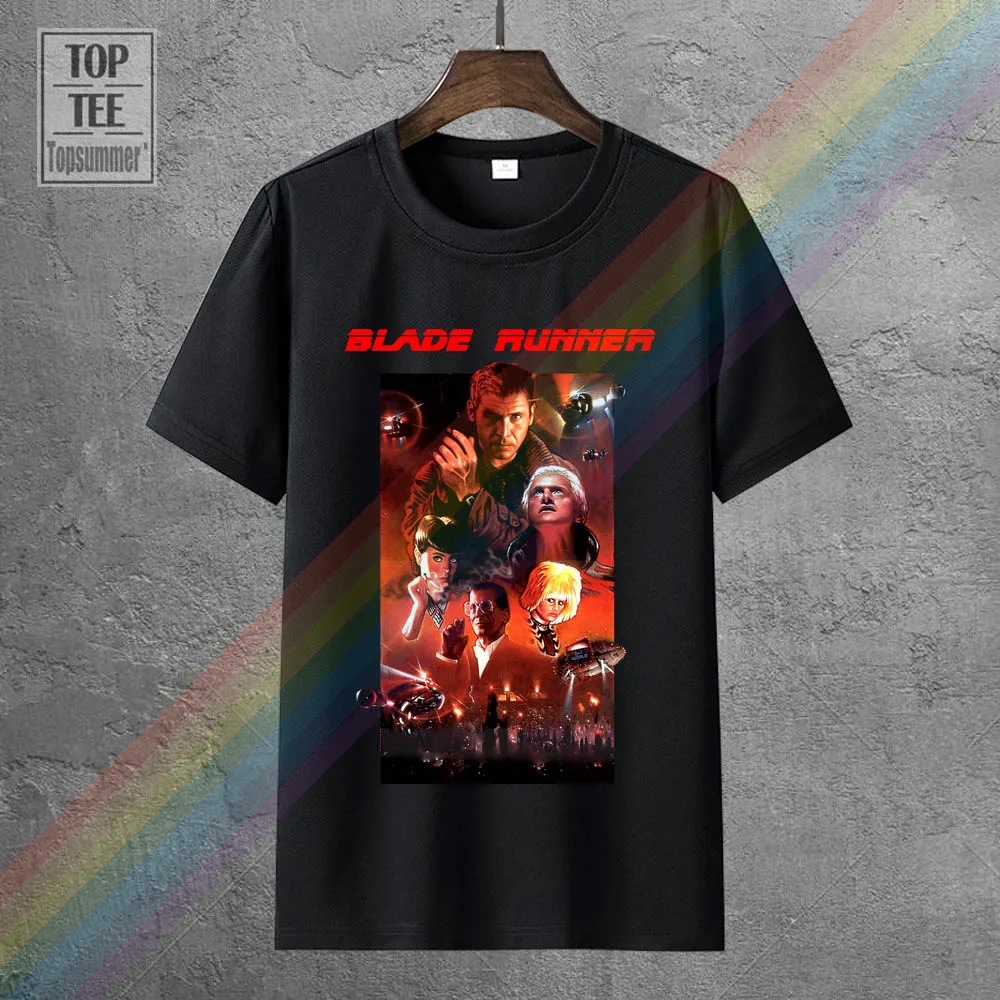

Blade Runner Movie Men Funny T Shirts Hip Hop Harajuku Tshirt Gym T-Shirt Skull T-Shirts Men Clothing 2019