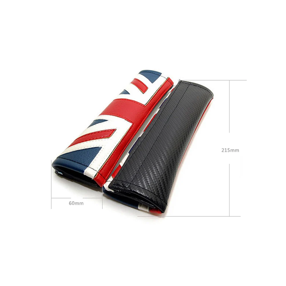 1 пара наплечный чехол для ремня безопасности Mini Cooper One S JCW D R50 Clubman R55 R56 R60 R61 F54 F55 F56