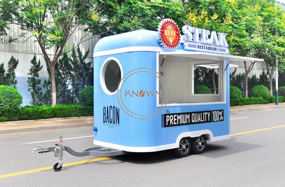 Электрический грузовик для пищевых продуктов фаст фуд мобильный прицеп Кухня