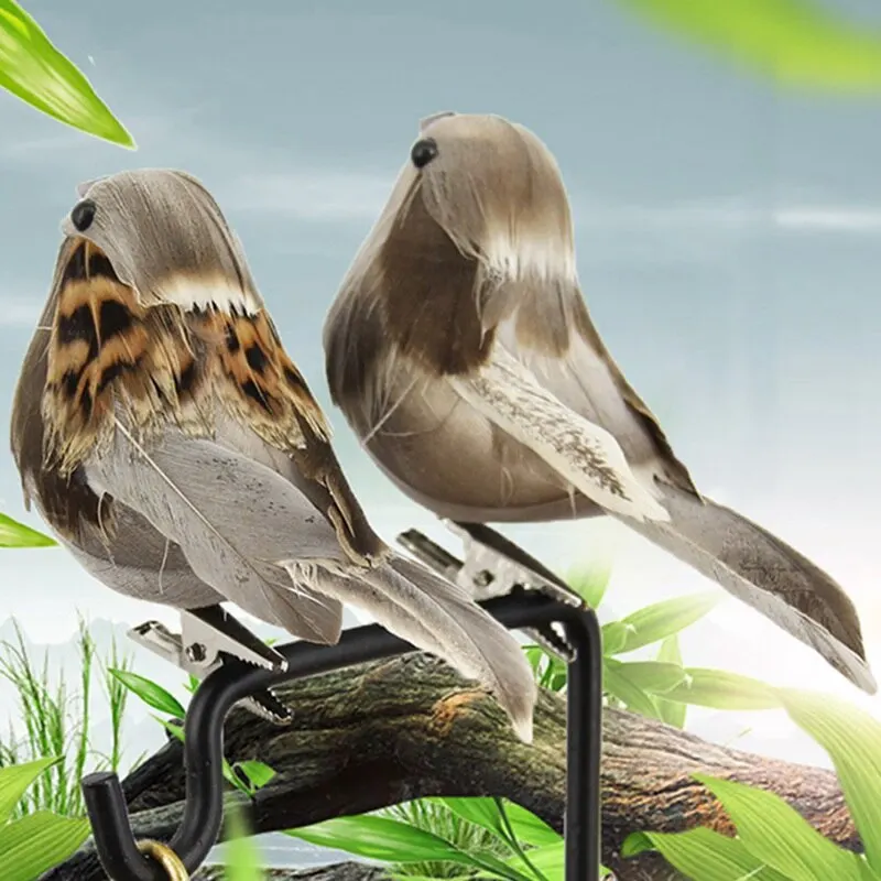 1 шт. симпатичная искусственная пенная птица ярко перо мини синица ремесло птицы