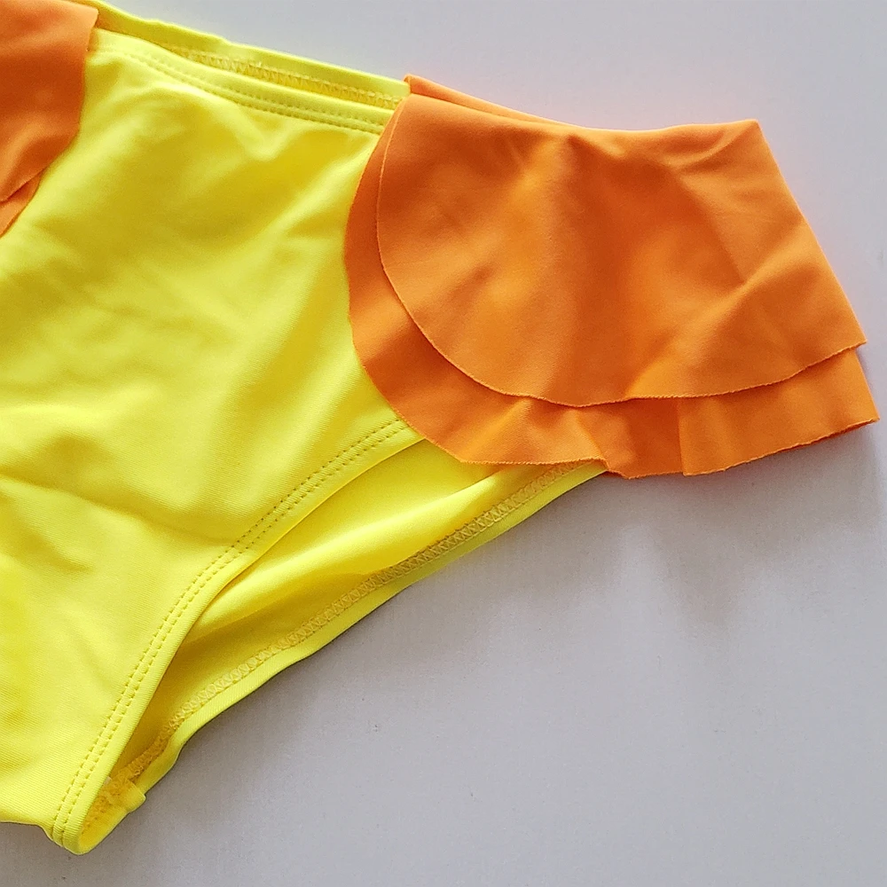 

Small Flounce Beachwear Underwire Cup Long Back Bandages Lady Swimsuit Most Popular Hot Sexy Women's Bikini Swimwear