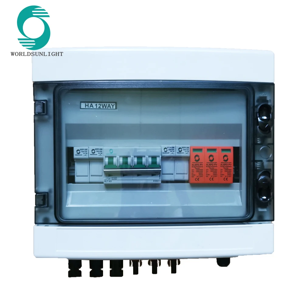 Комбинированная коробка PV с 2 проводами и отсеком для освещения 15A ток разъемы