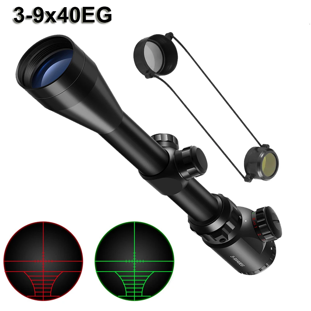 

3-9X40 EG перекрестный зеленый красный свет