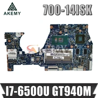 akemy nm a601 laptop motherboard for lenovo yoga 700 14isk original mainboard i7 6500u gt940m 5b20k41652