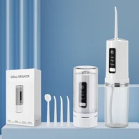 Портативный ирригатор полости рта 3 режима USB зарядка зубной скалер 230 мл складной зубной воды Flosser зубной очиститель бытовой путешествия