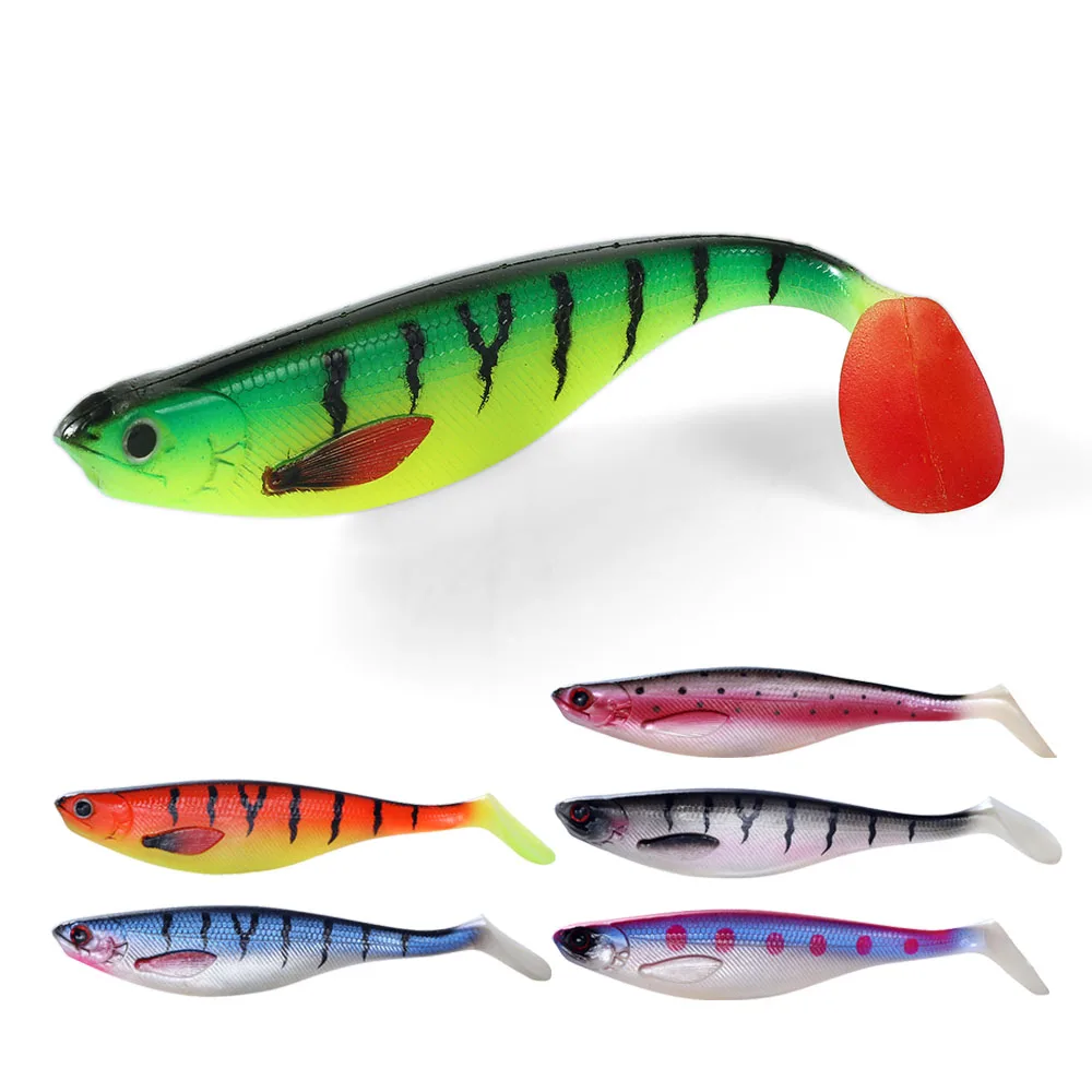 

FSTK 17cm38g fishing isca soft lure artificial silicone bait leurre souple shad lure for pike shad esfing sea fishing lures