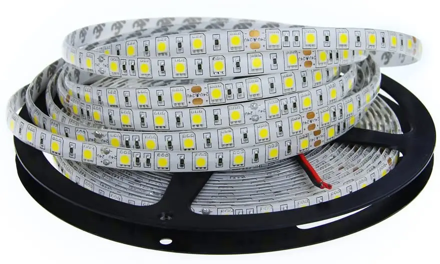 DC 24V 32 8ft 5050 SMD светодиодный светильник с гибкой полоской теплый белый 10M 600 s 60