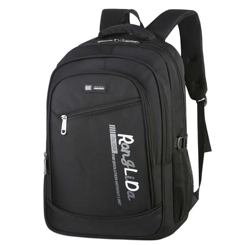 

Вместительный нейлоновый рюкзак для мужчин, сумка для ноутбука для старших классов и студентов колледжа, молодежная школьная сумка для мал...