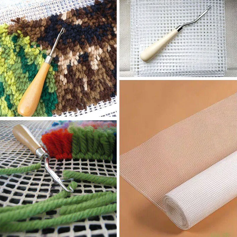 Пластиковый сетчатый тканевый мешок ковер с защелкой крючок холщовая ткань для