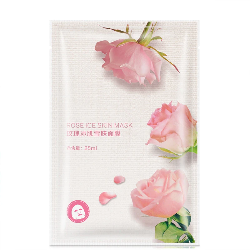 Rose PF79 уход за кожей шесть фруктов маска для лица масло ши мангостин черника гранат киви Фрукты алоэ лист маска для лица - Цвет: Rose