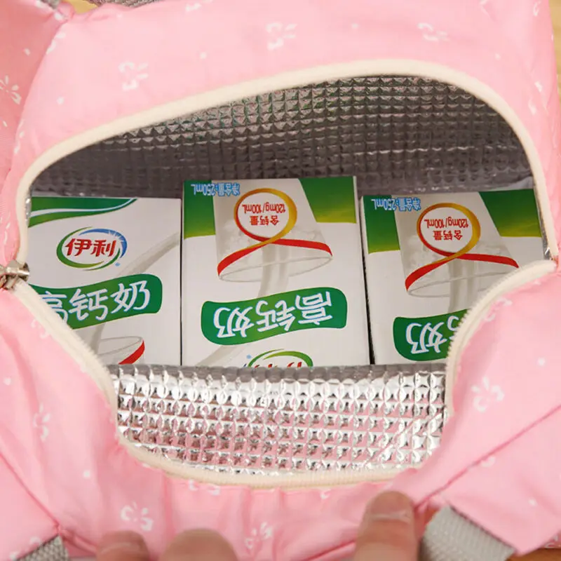 Теплоизоляционная плотная сумка для ланча из персиковой кожи детские сумки