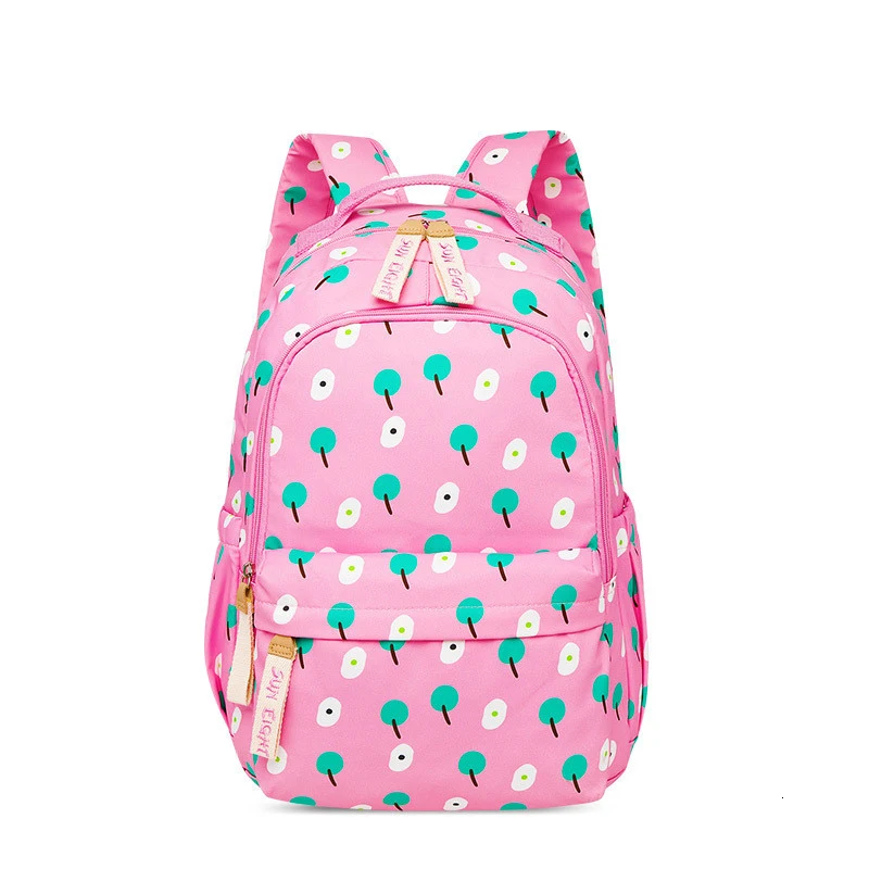 cartoon ice cream prints school bag high quality nylon backpack school bags for girls backpack for teenage female Mochila