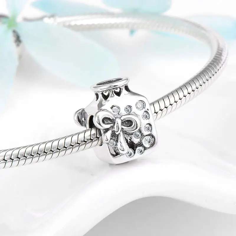 Оригинальный и аутентичный с серебряные бусины 925 пробы диплома подвеска в виде