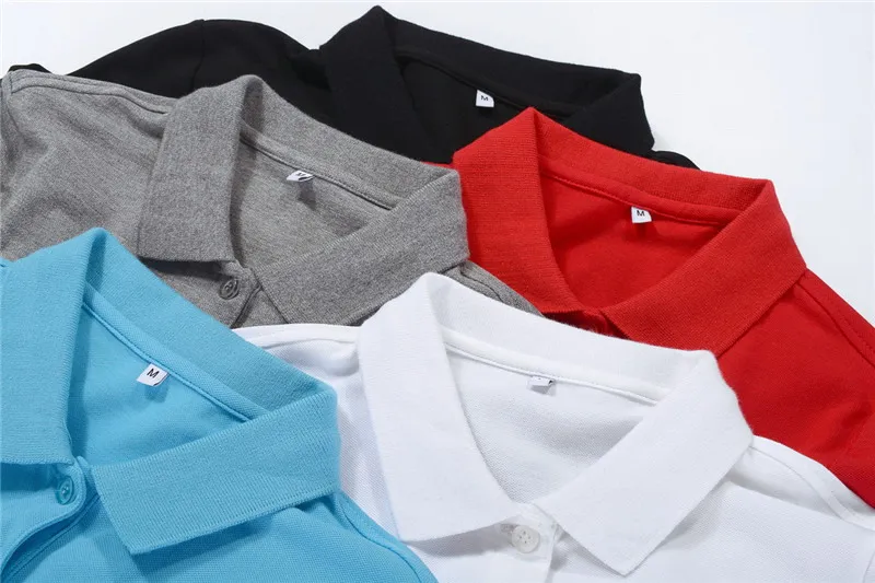 Хорошее качество 100% хлопок платье поло для женщин короткий рукав лето 2020