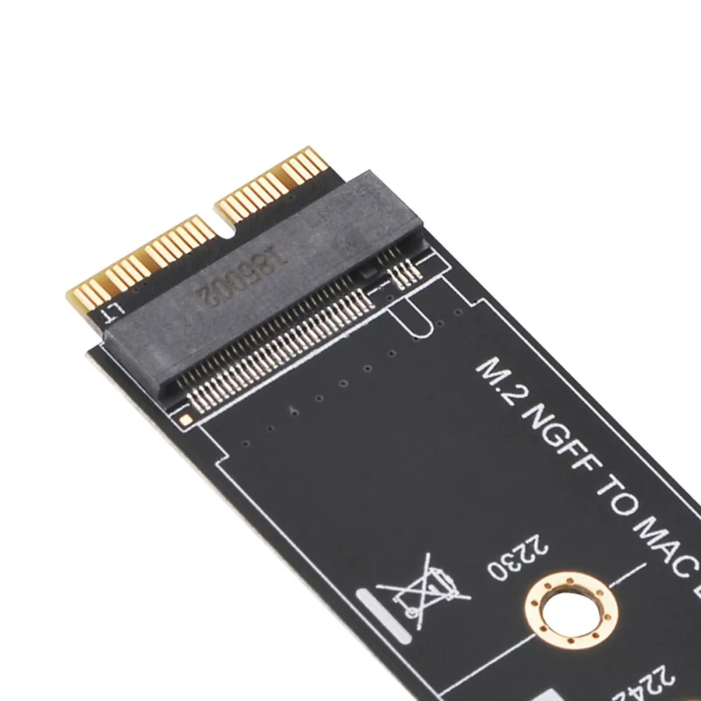 M2 NGFF PCIe AHCI SSD адаптер Разъем для карты MACBOOK Air 2013 2014 2015 2017 A1465 A1466 Pro A1398 A1502 A1419 2230 2280