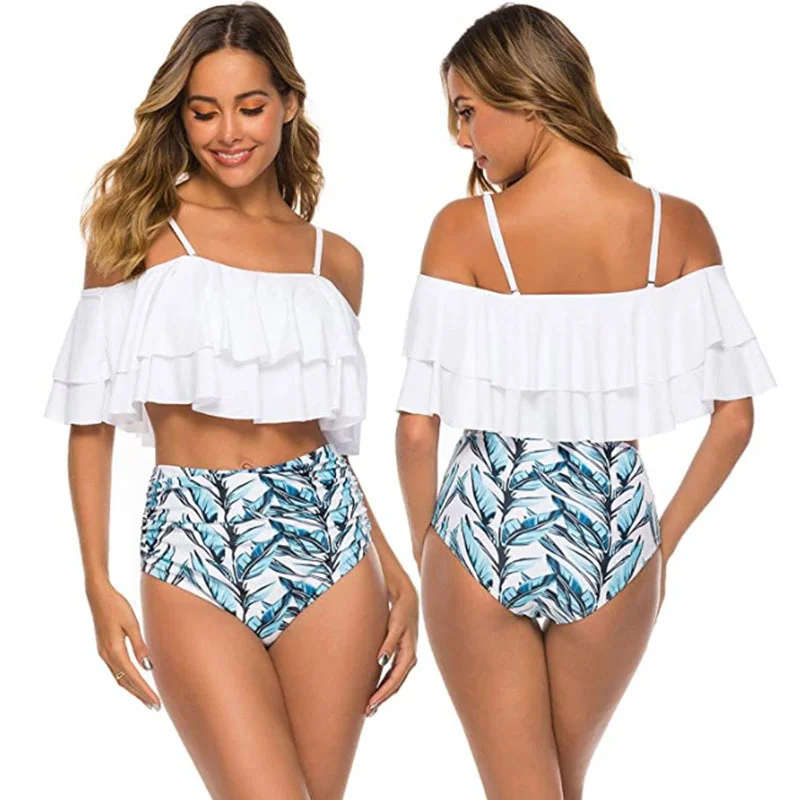 

women's swimwear 2021Large Size Swimsuit nylon printing