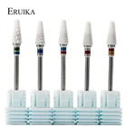 Фрезер ERUIKA Электрический для маникюра и педикюра, керамический сверло для ногтей, 1 шт., маникюрные машинки