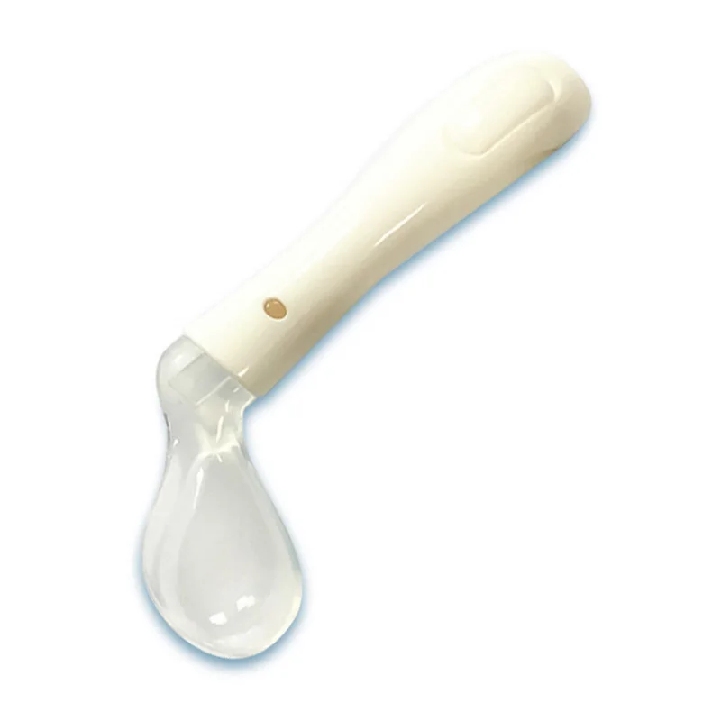 Hot Baby Feeding Silicone Spoons Soft ABS Safe Easy Use For Children Safety Infant Spoon Flatware Tools Dropshiping | Мать и ребенок