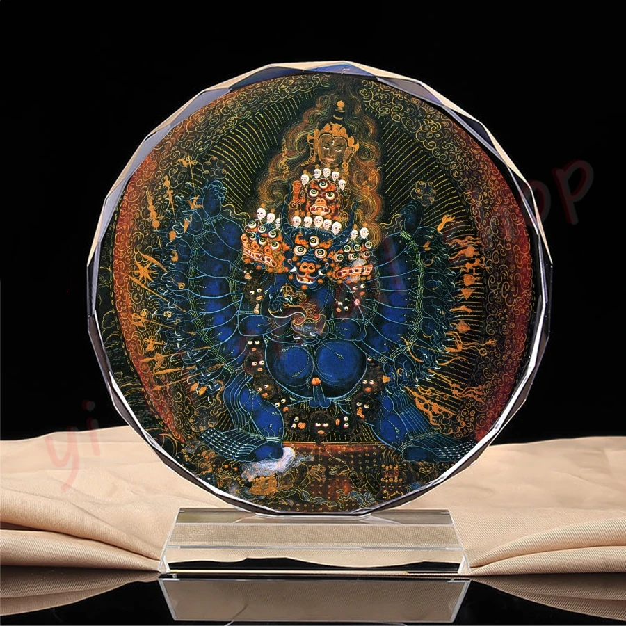 

Чистая ручная роспись Thangka, Тантрический Будда-Давид Ваджра Будда, принадлежности для алтаря, хрустальные украшения, товары для рукоделия