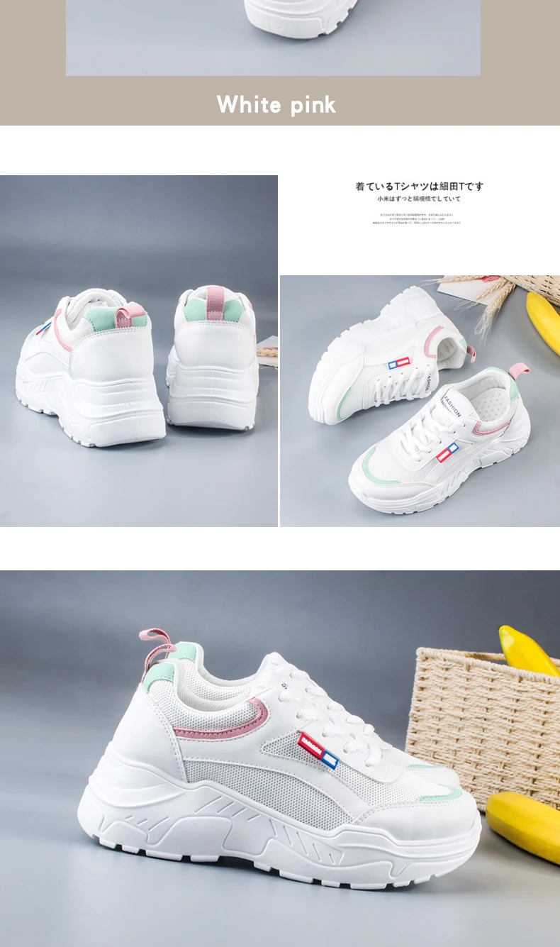 Zapatos mujer casuales nueva moda transpirable encaje, экокожа(полиуретан), Mujer zapatos; Сезон Зима; Zapatillas cuñas sólidas mujeres Zapatillas Zapatos