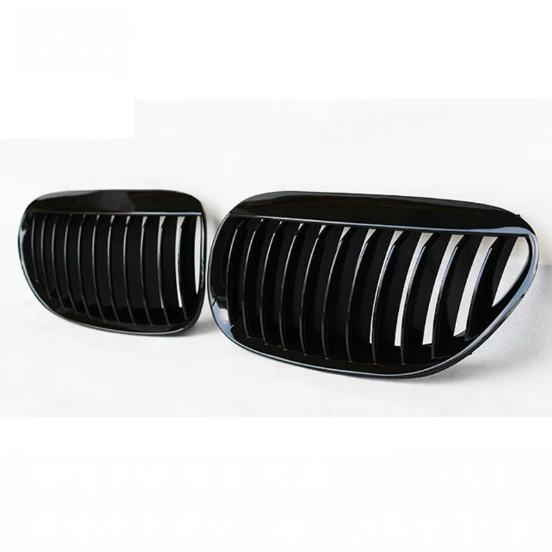 

Модернизированные гоночные решетки, однолинейная яркая черная матовая черная впускная решетка, подходит для BMW old 6-series E63 2005-2010