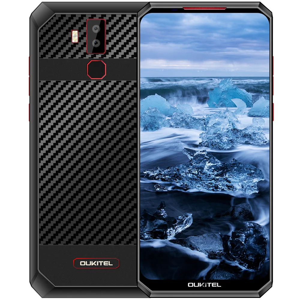 Черный Аккумулятор 11000 мАч, OUKITEL K13 Pro, 4G, 6,41 дюйма, мобильный телефон, Android 9,0, четыре ядра, 4 Гб ram, 64 ГБ rom, 16 МП, задняя камера, смартфон - Цвет: Черный