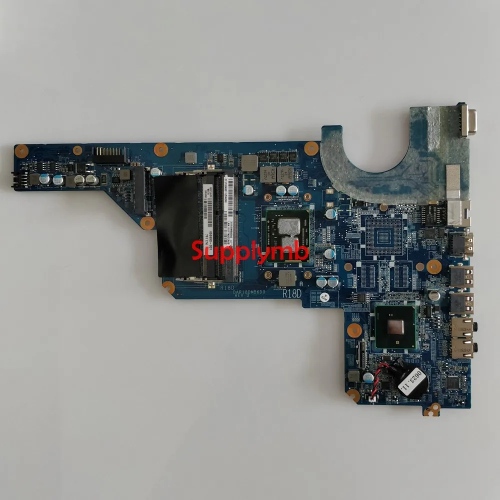 655990-001 DAR18DMB6D0 w I3-370M CPU Onboard HM55 for HP Pavilion G4 G7 Series NoteBook PC Laptop Motherboard Tested