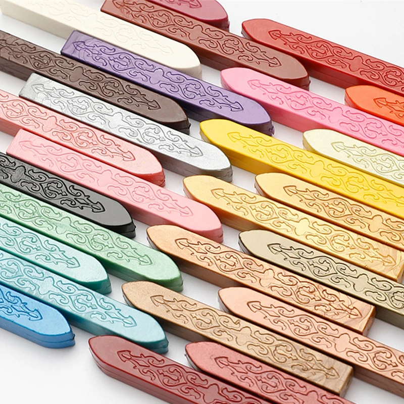 5 шт. восковая печать в стиле ретро штамп приглашения конверт запечатывающая