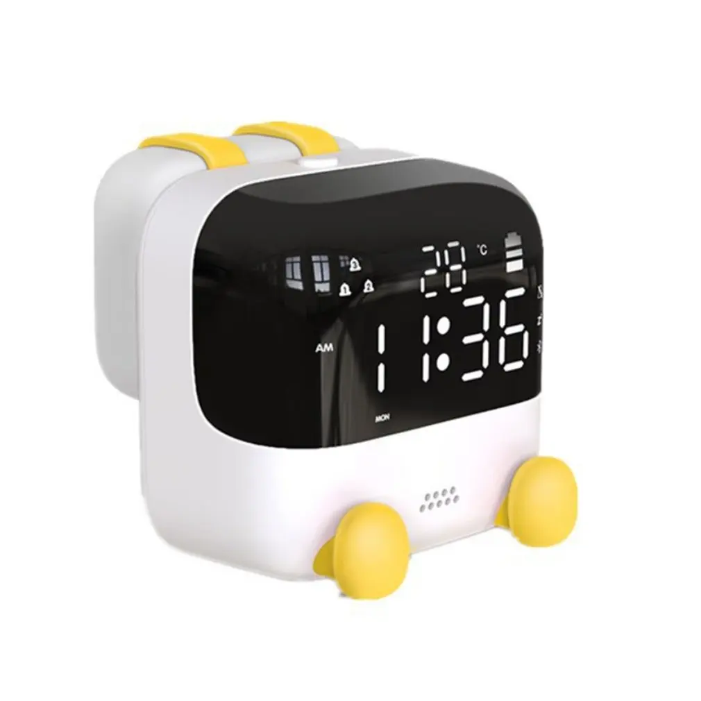 

Alarm Clock Smart LED Light Electronic Voice Control Desktop Clock Automatic Sleep Home Sleeping Night Light