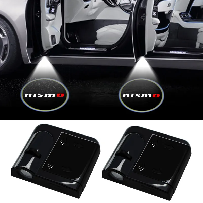 

2pcs Car Door Welcome Light Car LED Lights Lamp For Nisom Accessories Nissans Tiida Teana Skyline Juke X-trail Almera Qashqai