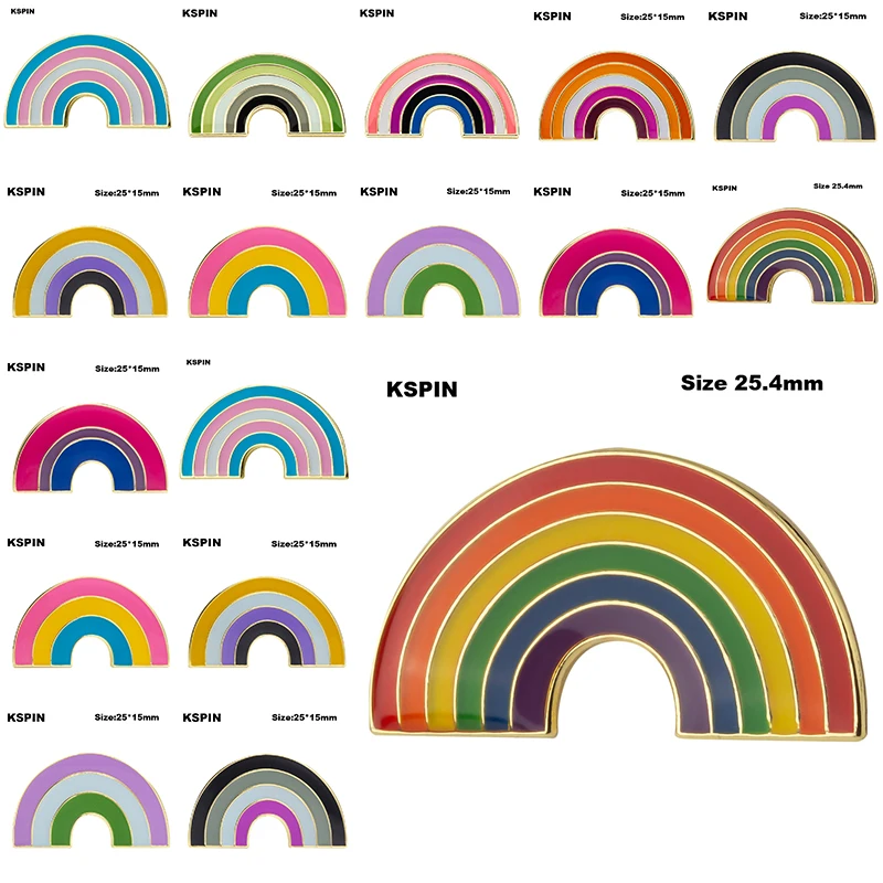 Радуга фестиваль Прайд значок транссексуалов Aromantic вишневые гордость с