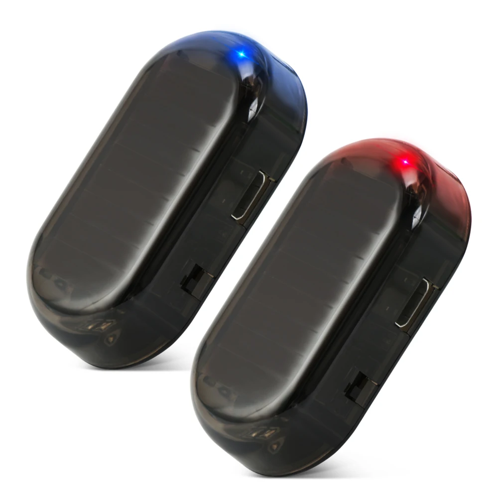 Универсальная автомобильная сигнализация с имитацией солнечной энергии лампа