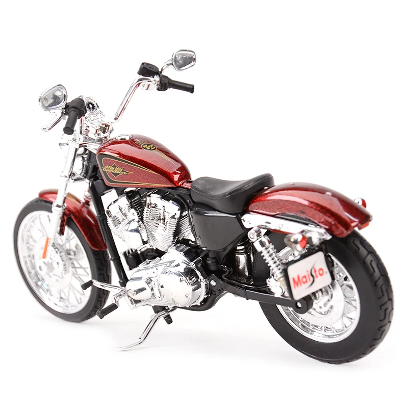 Maisto 1:12 для Harley Davidson 2012 XL 1200V семьдесят-две литые автомобили коллекционные хобби |