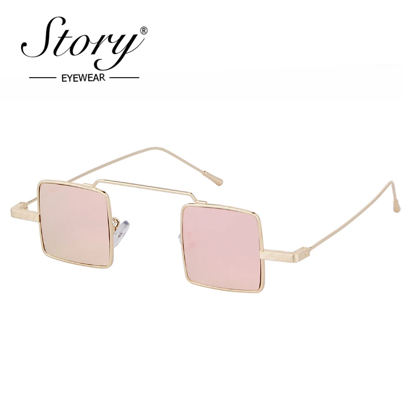 Очки солнцезащитные мужские и женские в металлической оправе стиле ретро |