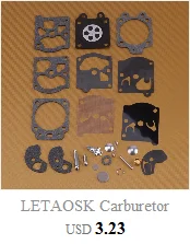 LETAOSK карбюратор арматура карбюратора комплект 530071987 530019172 530035482 подходит для Husqvarna 36-41 136 137 137e 141 142 бензопила Zama C1Q-W29E