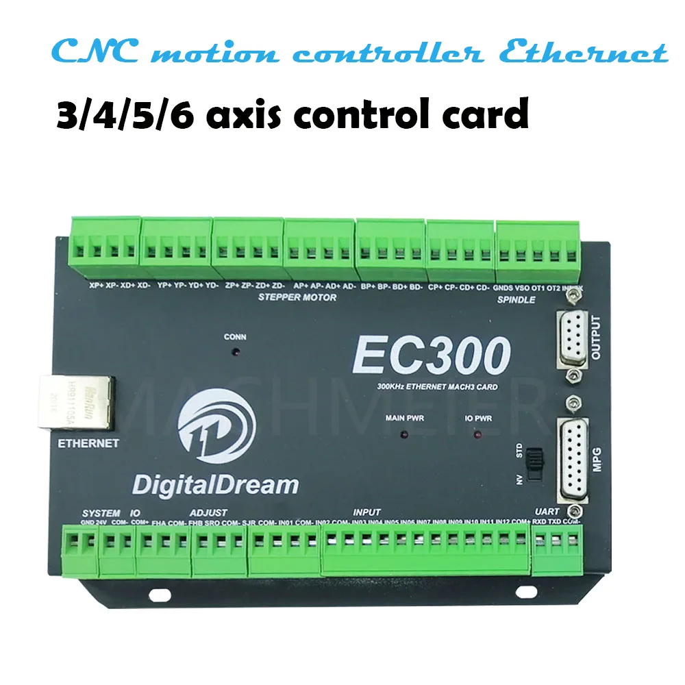 NVEM обновление EC300 Новый Ethernet mach 3 карта управления ЧПУ контроллер движения 460 кГц
