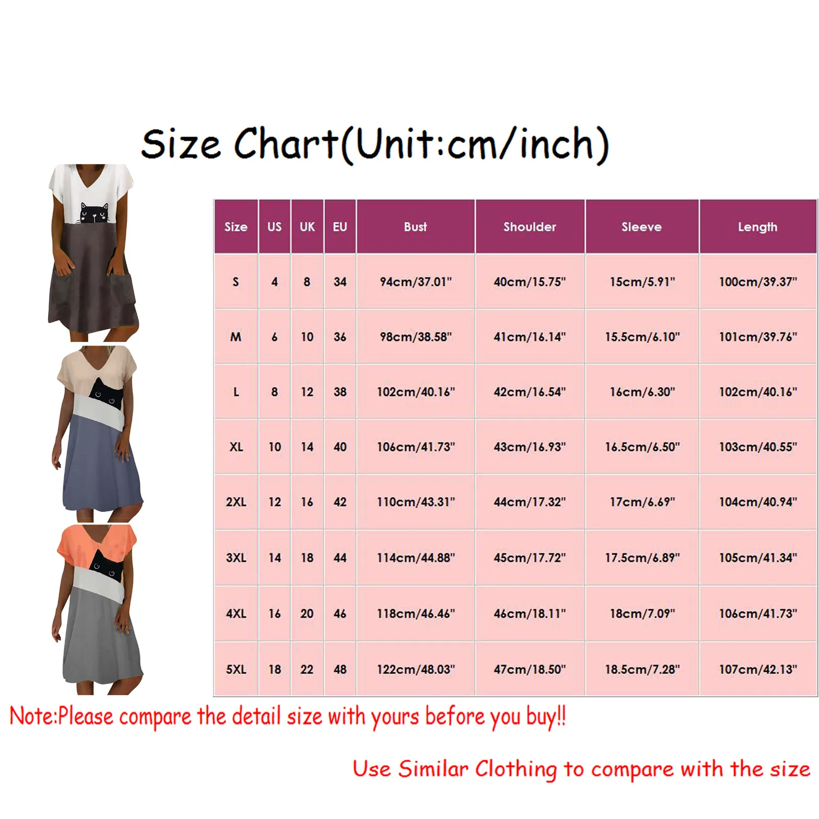 

Women Summer Dress Loose Print Colorblock Short Sleeves V-neck Woman Dress Boho Dress Vestidos Party Dresses