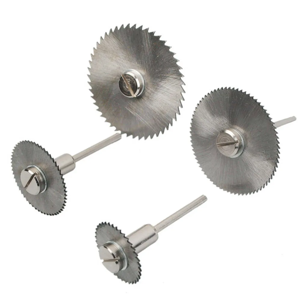 

6pcs Circular Durable Cutting Discs DIY Woodworking Electric Grinder High Speed Steel For Rotary Tools Efficient Saw Blade Set