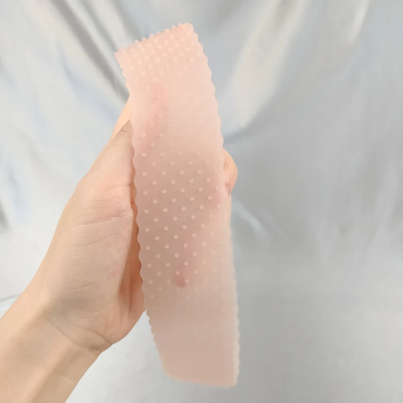 

3pcs Transparent silicone wig headband soft drop-shaped Elastic Band lace wig grip hair extension sports silicon wig band 0066