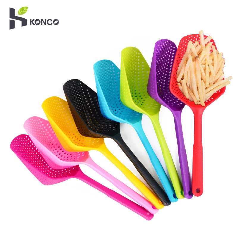 Konco Кухня Дуршлаг Сито для овощей Совок Ложки Фрай Еда сетки удобный фильтр
