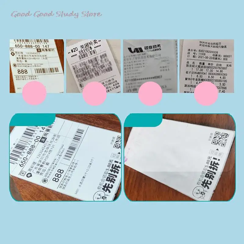 

Thermal Paper Data Protection Fluid Application Glue Stick Material PVC Stickers