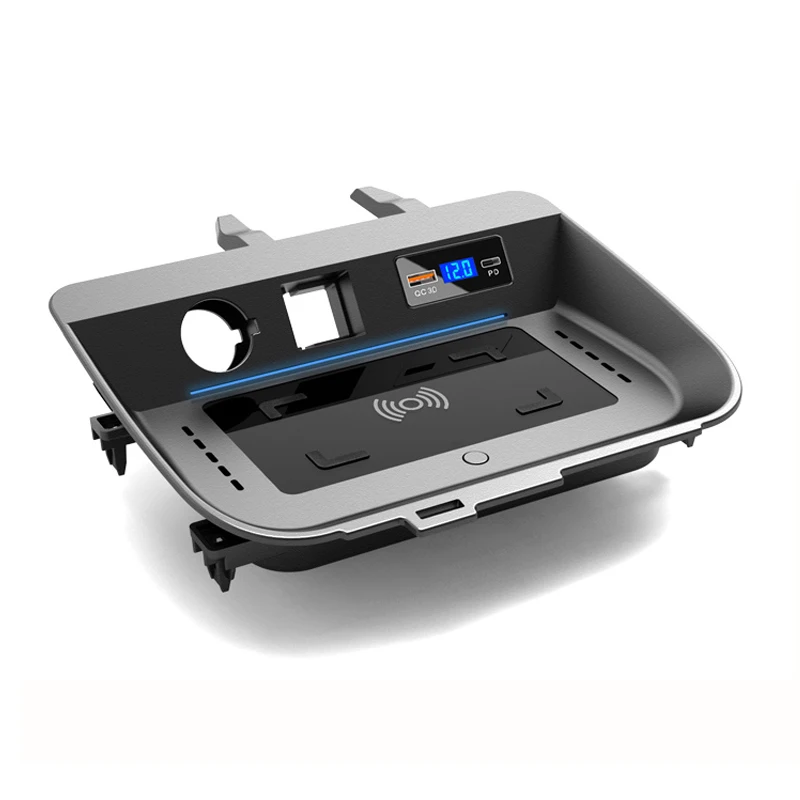 15w wireless charger for toyota rav4 accessories 2019 2020 2021 car modification parts mobile phone wireless charging pad free global shipping