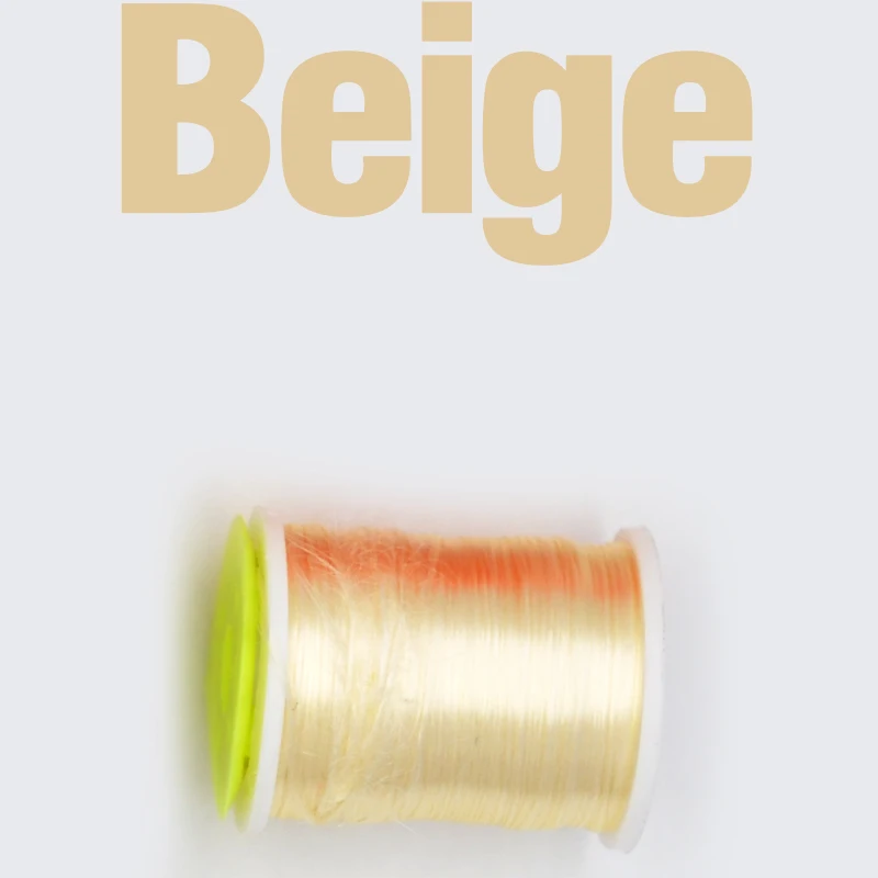 Beige 1spool MNFT 8 цветов катушки мухобойка нить материал хлопок нить линия стартер широко используется в мухах тело мухобойка Материал s - Цвет: Beige 1spool