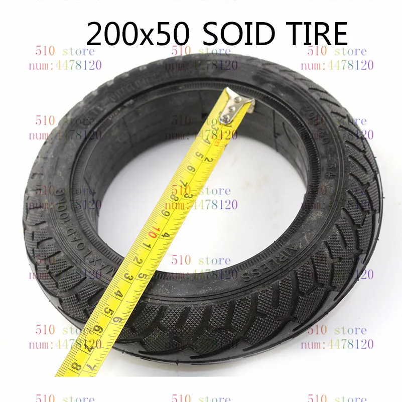 Lightning отгрузка 200x50 8X2T твердые шины 8 дюймов Шины Fit Электрический