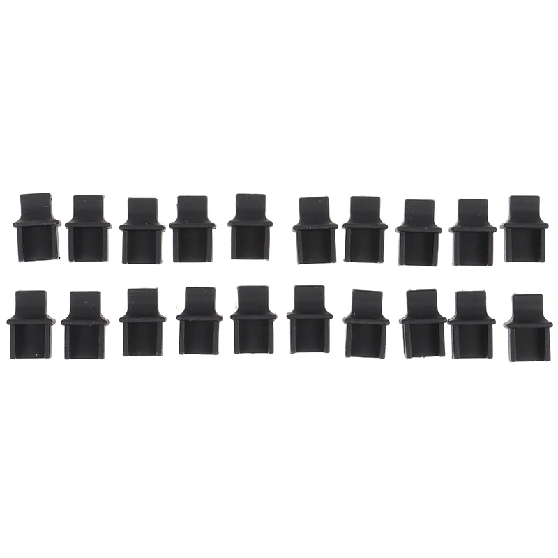 

20pieces RJ45 Network Port Protective Rubber Cover Network Connector End Cap