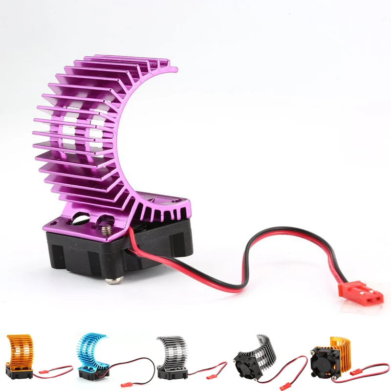 Радиатор для двигателя из сплава с охлаждающим вентилятором теплоотвод 1/10 HSP RC