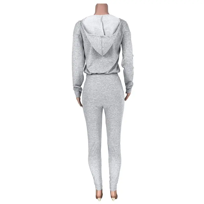 

ZKYZWX 2 Piece Set Women Tracksuit Fall Clothes Long Sleeve Hoodies Top and Pant Sweat Suits Lounge Wear Outfits Matching Sets