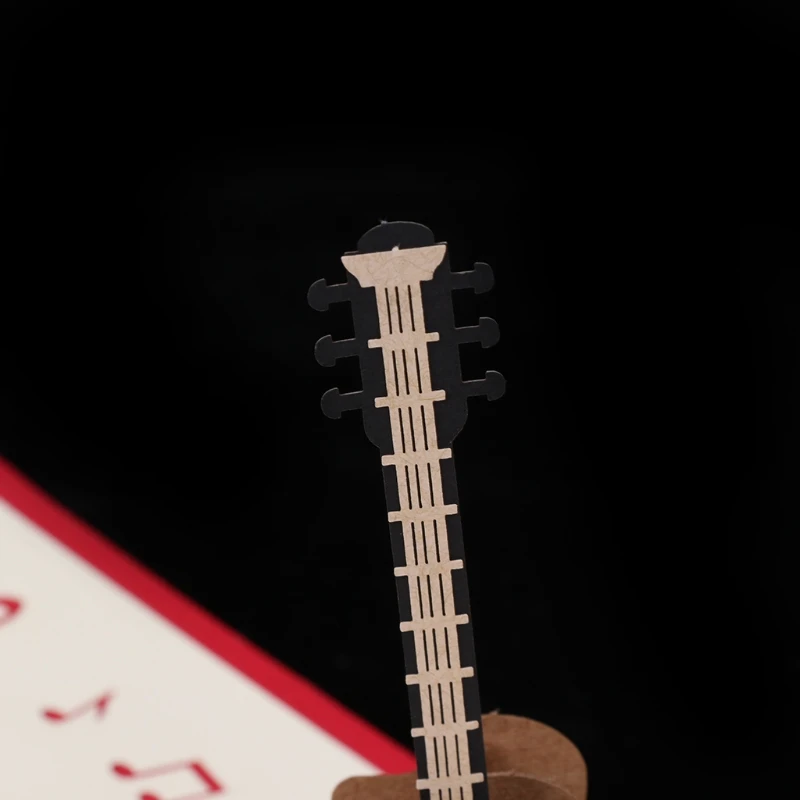 

3D Retro Guitar Pop Up Greeting Card Birthday Wedding Baby Shower Valentine Pop H051