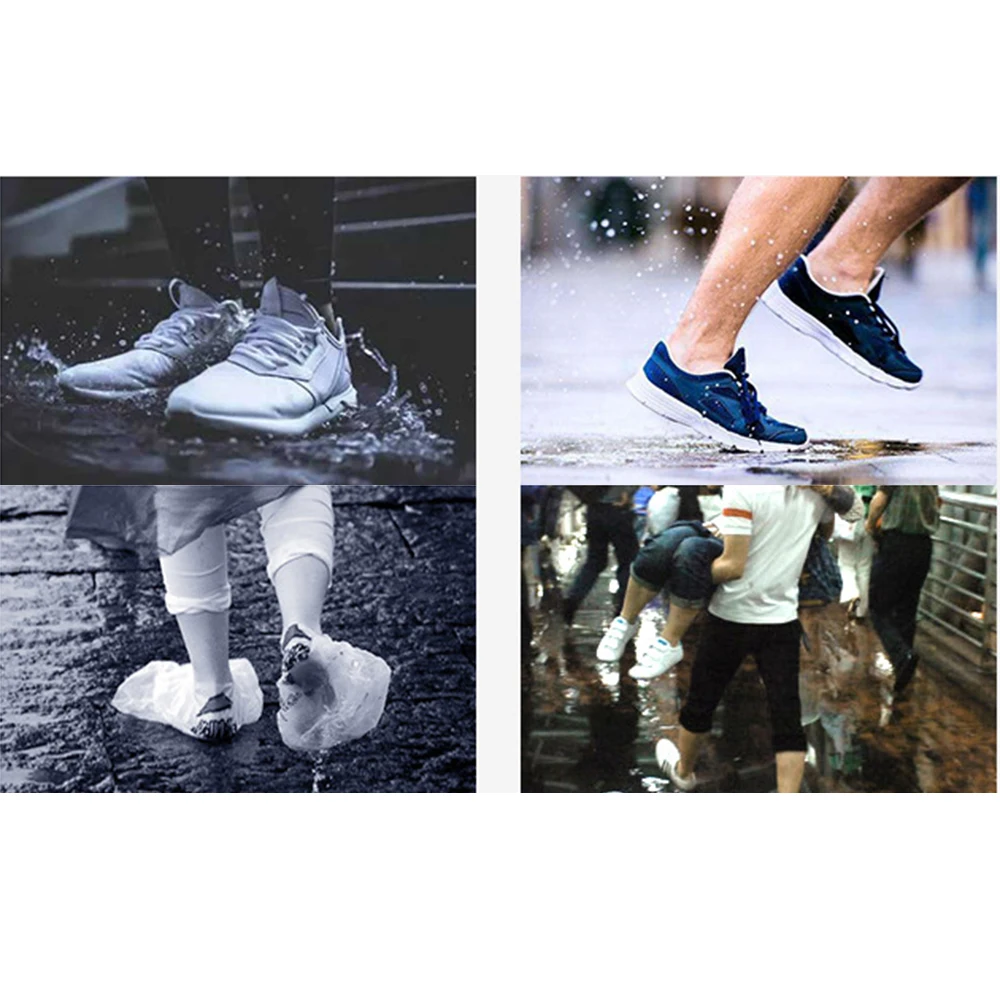 Силиконовые Нескользящие водонепроницаемые чехлы для обуви портативные